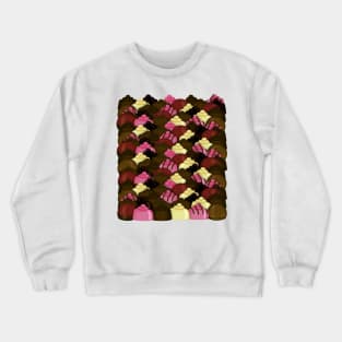 Never Too Much Chocolate - Valentines Day Candy Pattern Crewneck Sweatshirt